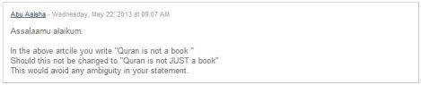 islamnewsroom-11tips-07012013-quran-still-not-a-book-question